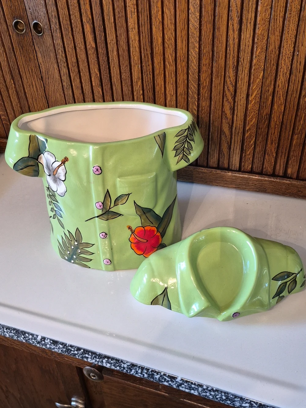 Cute Dennis East Hawaiian Shirt Cookie Jar